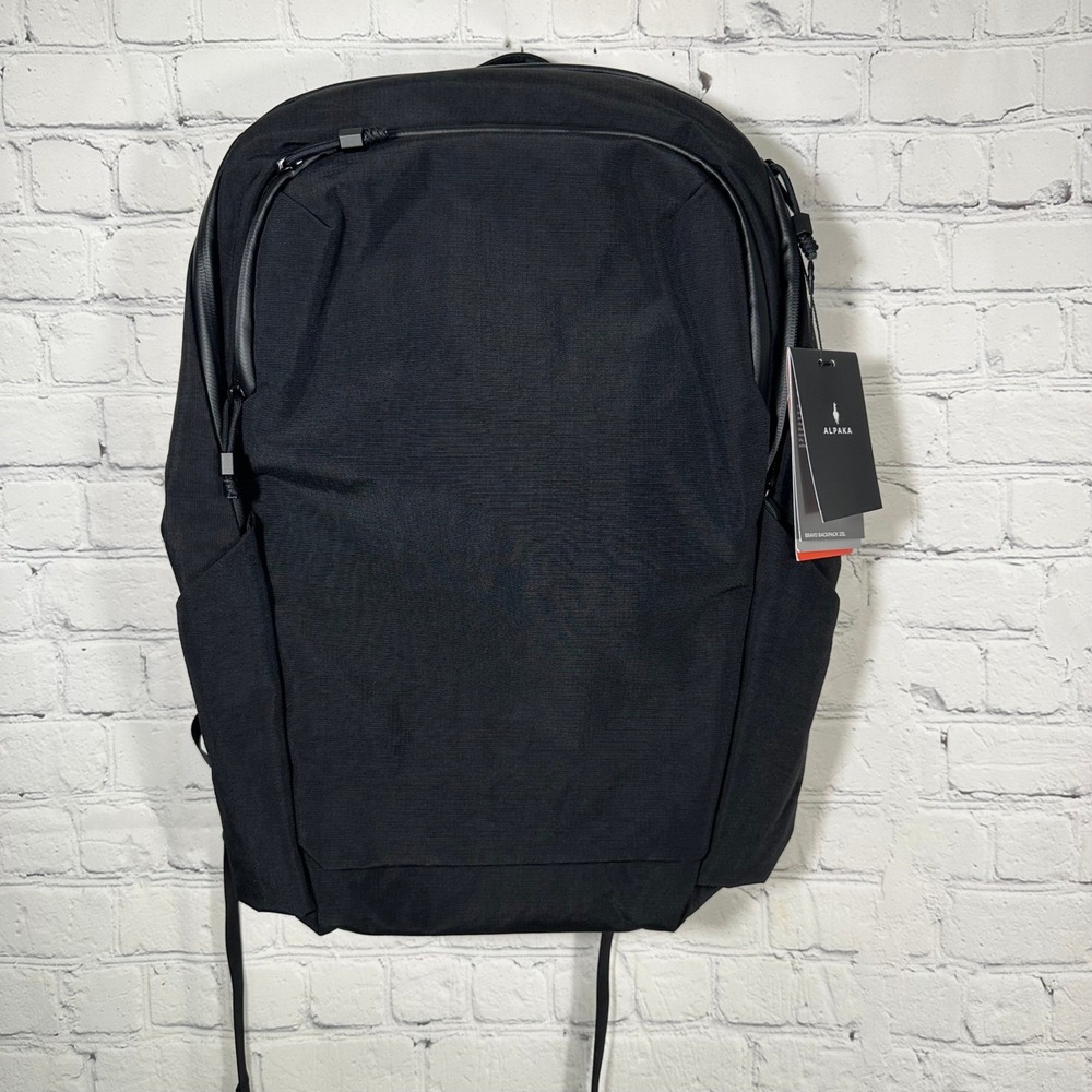 NEW Alpaka Bravo Backpack 23L Black Axoflux 400D Laptop Bag Bookbag Travel